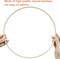 6 Packs 12 Inch Bamboo Floral Hoop Rings, Large Wooden Embroidery Hoops (30cm)